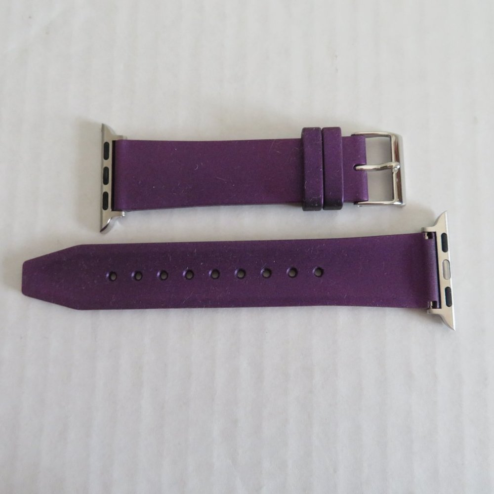 REBECCA MINKOFF 20mm Silicone Purple Watch Strap/Band, NWOT - Picture 4 of 7